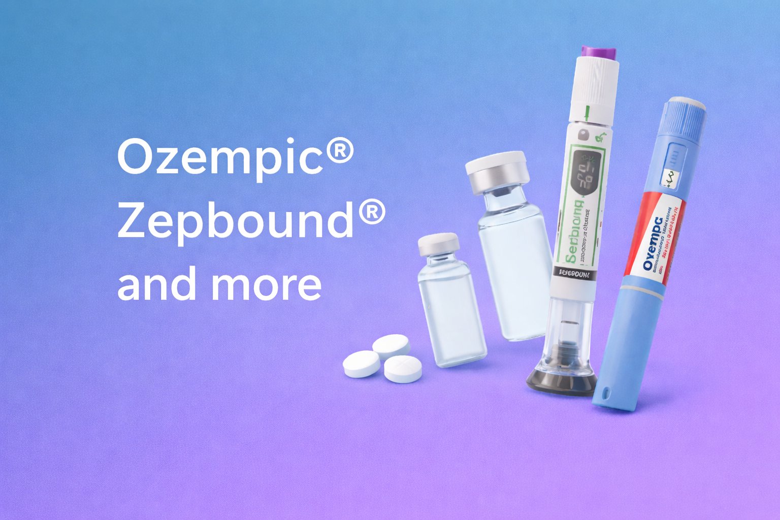 Ozempic Zepbound and more brand name GLP-1 medications